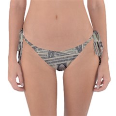 Dollar Currency Money Us Dollar Reversible Bikini Bottom