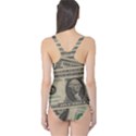 Dollar Currency Money Us Dollar One Piece Swimsuit View2