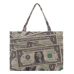 Dollar Currency Money Us Dollar Medium Tote Bag by Nexatart