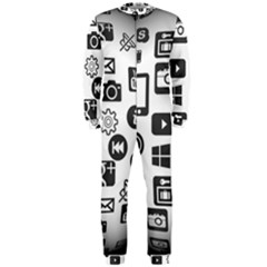 Icon Ball Logo Google Networking Onepiece Jumpsuit (men)  by Nexatart