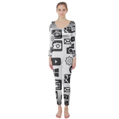 Icon Ball Logo Google Networking Long Sleeve Catsuit by Nexatart