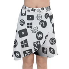 Icon Ball Logo Google Networking Chiffon Wrap