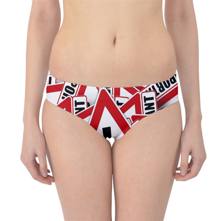 Important Stamp Imprint Hipster Bikini Bottoms