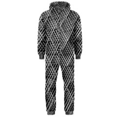 Grid Wire Mesh Stainless Rods Hooded Jumpsuit (men)  by Nexatart