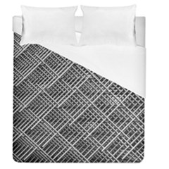 Grid Wire Mesh Stainless Rods Duvet Cover (queen Size) by Nexatart