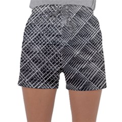 Grid Wire Mesh Stainless Rods Sleepwear Shorts