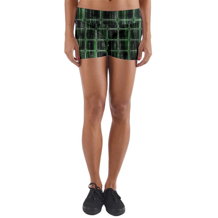 Matrix Earth Global International Yoga Shorts