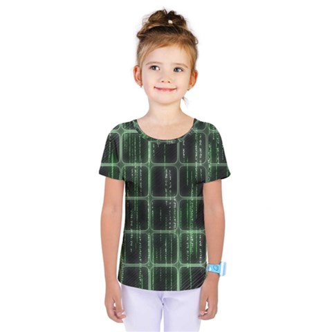 Matrix Earth Global International Kids  One Piece Tee by Nexatart