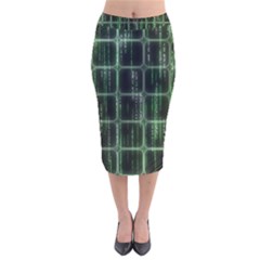 Matrix Earth Global International Velvet Midi Pencil Skirt by Nexatart