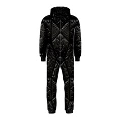 Tile Emboss Luxury Artwork Depth Hooded Jumpsuit (kids) by Nexatart