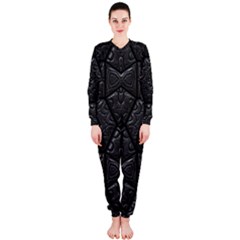 Tile Emboss Luxury Artwork Depth Onepiece Jumpsuit (ladies)  by Nexatart