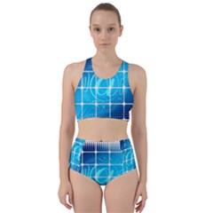 Tile Square Mail Email E Mail At Racer Back Bikini Set