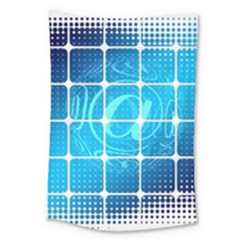 Tile Square Mail Email E Mail At Large Tapestry by Nexatart