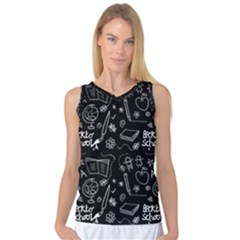 Back To School Women s Basketball Tank Top by Valentinaart