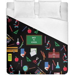 Back To School Duvet Cover (california King Size) by Valentinaart