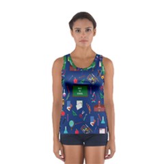 Back To School Sport Tank Top  by Valentinaart