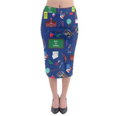 Back To School Midi Pencil Skirt by Valentinaart