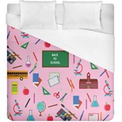 Back To School Duvet Cover (king Size) by Valentinaart