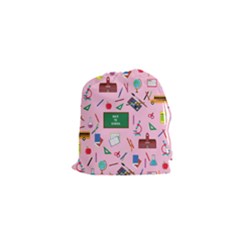 Back To School Drawstring Pouches (xs)  by Valentinaart