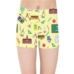 Back To School Kids Sports Shorts by Valentinaart