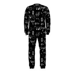 Skeleton Pattern Onepiece Jumpsuit (kids) by Valentinaart