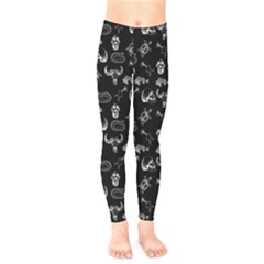 Skeleton Pattern Kids  Legging