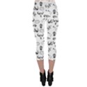 Skeleton pattern Capri Leggings  View2