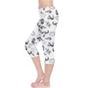 Skeleton pattern Capri Leggings  View3