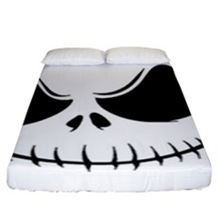 Halloween Fitted Sheet (king Size) by Valentinaart