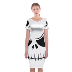 Halloween Classic Short Sleeve Midi Dress by Valentinaart