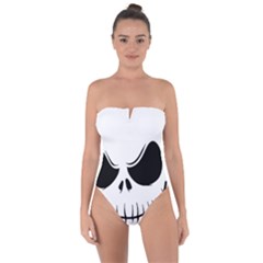 Halloween Tie Back One Piece Swimsuit