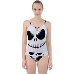 Halloween Cut Out Top Tankini Set