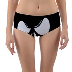 Halloween Reversible Mid-waist Bikini Bottoms by Valentinaart