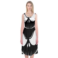 Halloween Midi Sleeveless Dress by Valentinaart