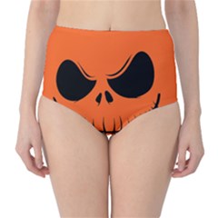 Halloween High-waist Bikini Bottoms by Valentinaart