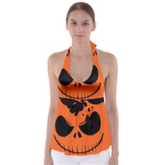 Halloween Babydoll Tankini Top by Valentinaart