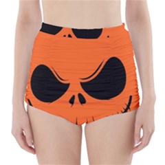 Halloween High-waisted Bikini Bottoms by Valentinaart