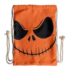 Halloween Drawstring Bag (large) by Valentinaart