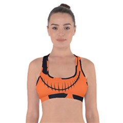 Halloween Cross Back Sports Bra