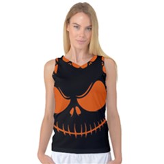 Halloween Women s Basketball Tank Top by Valentinaart