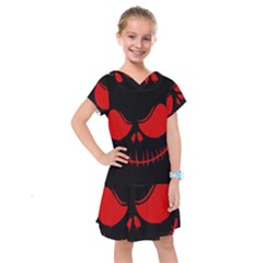 Halloween Kids  Drop Waist Dress by Valentinaart