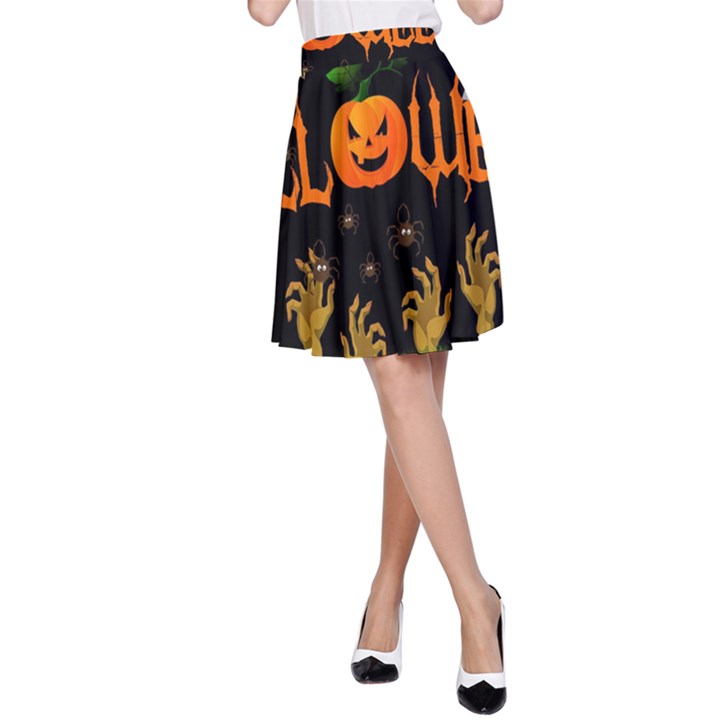 Halloween A-Line Skirt