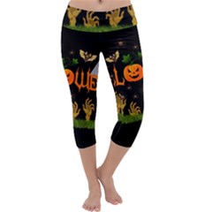 Halloween Capri Yoga Leggings