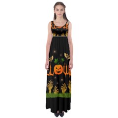 Halloween Empire Waist Maxi Dress by Valentinaart