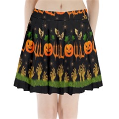 Halloween Pleated Mini Skirt by Valentinaart