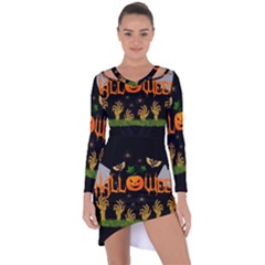 Halloween Asymmetric Cut-out Shift Dress