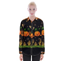 Halloween Womens Long Sleeve Shirt