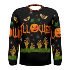 Halloween Men s Long Sleeve Tee by Valentinaart