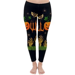 Halloween Classic Winter Leggings by Valentinaart