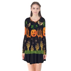 Halloween Flare Dress by Valentinaart